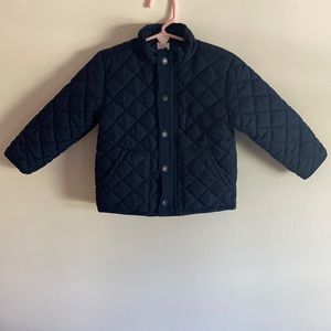 NWOT Gymboree quilted navy kids jacket